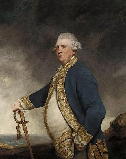 Sir Joshua Reynolds Portrait of Admiral Augustus Keppel China oil painting art